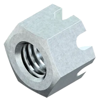 DIN 935 - Kroonmoermoeren Zeskant