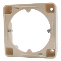 Afdekplaat - opbouwrand