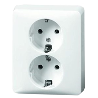 Inbouw standaard levend wit
