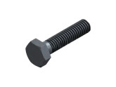 Zeskanttapbout Voldraad DIN 933 M30x80mm 8.8 Onbehandeld  foto