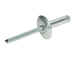 Blindklinknagel DIN 7337 Grote Platbolkop 5x10mm Kop 14mm Aluminium/Staal Verzinkt foto