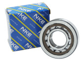 NKE Cilinderlager Eenrijig NU221 E M6 (105x190x36mm) foto