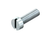 Cilinderschroef met zaaggleuf DIN 84 M2.5x8 Verzinkt foto