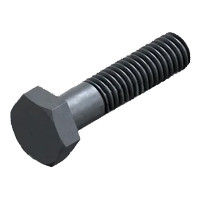 Foto van Zeskanttapbout Deeldraad DIN 931 M45x180mm 10.9 Onbehandeld Zeskanttapbout Deeldraad DIN 931 M45x180mm 10.9 Onbehandeld