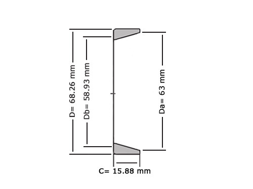 Timken Buitenring Kegellager 14525