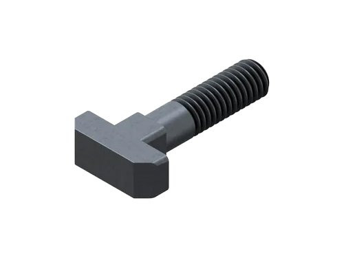 Hamerkopbout met vierkante nek DIN 186B M30x90mm Staal Blank