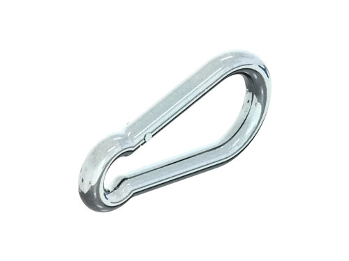 Karabijnhaak DIN 5229 4x40mm Staal Verzinkt