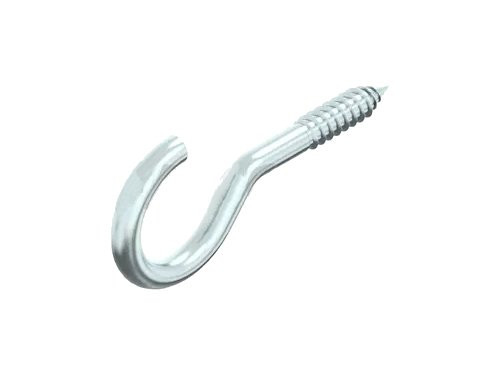 Schroefhaak met houtschroefdraad 4.4x50mm Staal Verzinkt