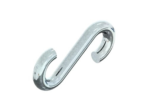 S haak 75mm Staal Verzinkt