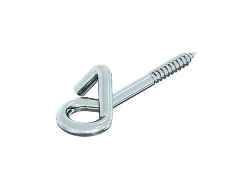 Veiligheidsschommelhaak met houtschroefdraad M12x140mm Staal Verzinkt