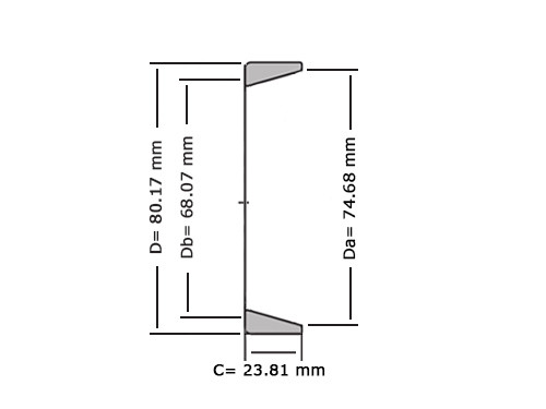 Timken Buitenring Kegellager 3422