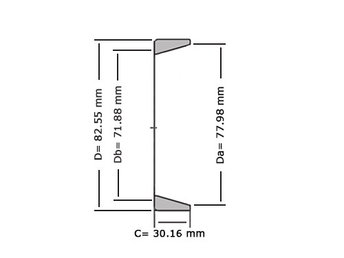 Timken Buitenring Kegellager 412