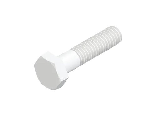Zeskanttapbout Deeldraad DIN 931 M8x70mm 6.6 Kunststof Polyamide 