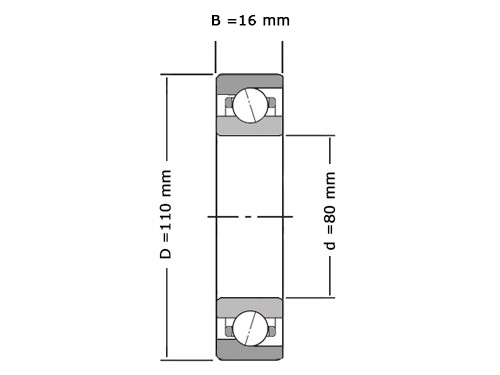 FAG Hoekcontactlager Eenrijig (Super Precisie) XCS71914 C T P4S UL (70x100x16mm)