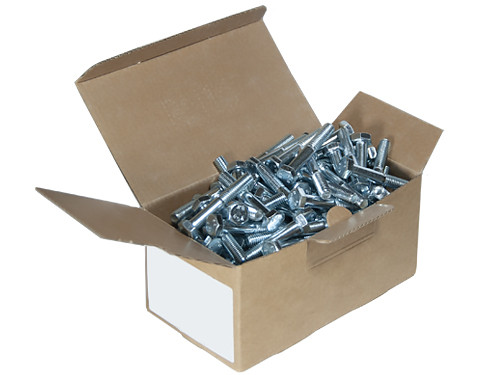 Zeskanttapbout Deeldraad DIN 931 M10x55 8.8 Galvanisch Verzinkt (doos 100 stuks)