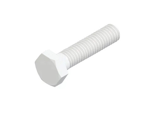 Foto van Zeskanttapbout Voldraad DIN 933 M10x40mm Kunststof Polyamide 6.6 Zeskanttapbout Voldraad DIN 933 M10x40mm Kunststof Polyamide 6.6
