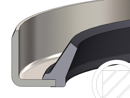 Dichtomatik Oliekeerring 10x17x3mm B1OF NBR 70