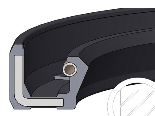 Oliekeerring 56x70x8mm BA NBR 70