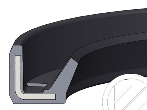 Dichtomatik Oliekeerring 18x24x3mm BAOF NBR 70