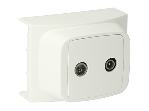 Foto van K40 antenne TV aansluitpunt wit Attema EA40 K40 antenne TV aansluitpunt wit Attema EA40