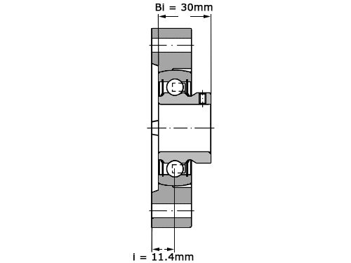Foto van INA Lagerblok Ovaal FLCTEY30 (30mm) INA Lagerblok Ovaal FLCTEY30 (30mm)