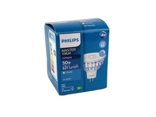 Foto van Philips LED spot GU5.3 12V 7,5-50W 2700K dimbaar Philips LED spot GU5.3 12V 7,5-50W 2700K dimbaar