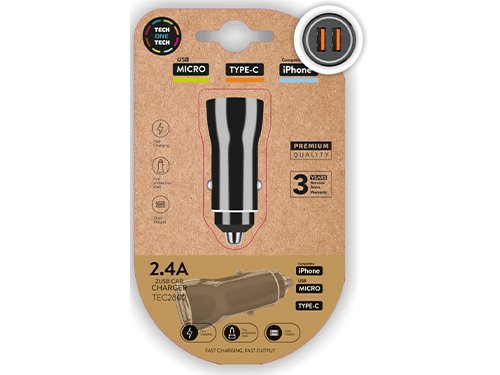 USB autolader dubbel 12V-24V