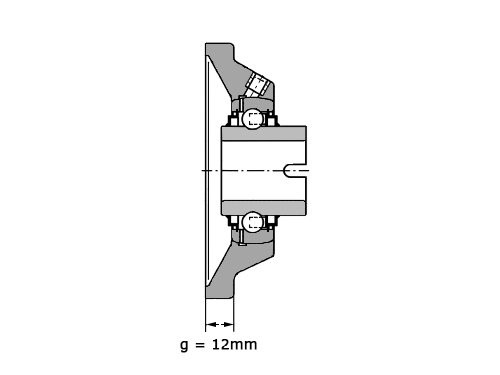 INA  Lagerblok Vierkant RCJL30 N (30mm)