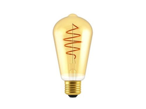 Nordlux LED ST64 E27 4,9-35W 2200K filament spiraal gold dimbaar