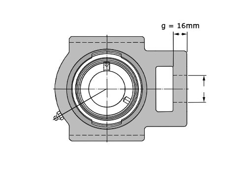 SKF Lagerblok Span TU50 FM (50mm)
