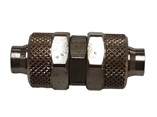 Foto van PERSLUCHT RECHTE VERBINDER 2X (8X6)MM. METAAL PERSLUCHT RECHTE VERBINDER 2X (8X6)MM. METAAL