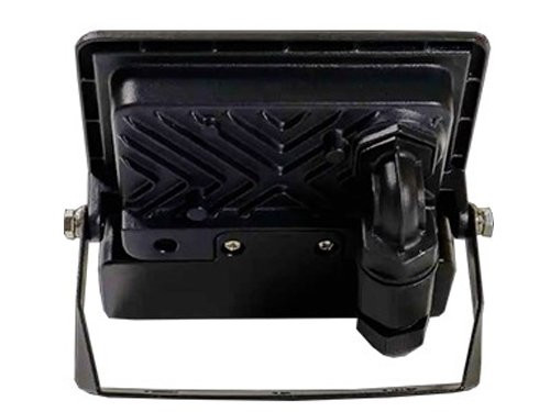 Foto van V-TAC LED Bouwlamp 10W 6500K zwart met sensor + kabelinvoer V-TAC LED Bouwlamp 10W 6500K zwart met sensor + kabelinvoer