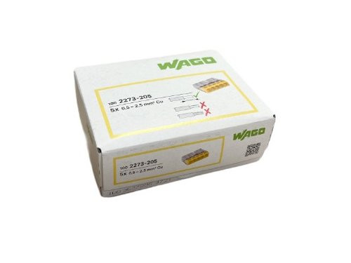 Lasklem 5-voudig mini 0,5-2,5mm doos(100)