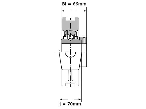 INA Lagerblok Span RTUE65-214 (65mm)