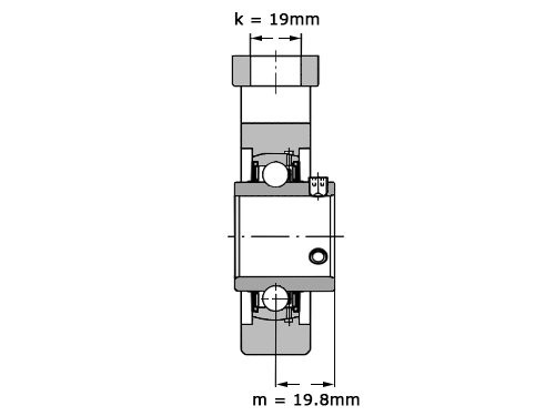 FAG Lagerblok Span UCT205 (25mm)