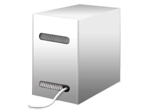 S/FTP CAT6 box 305m grijs massief