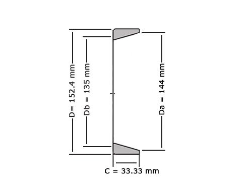NTN Kegellager 4T-592 (145.8x152.4x33.34mm)