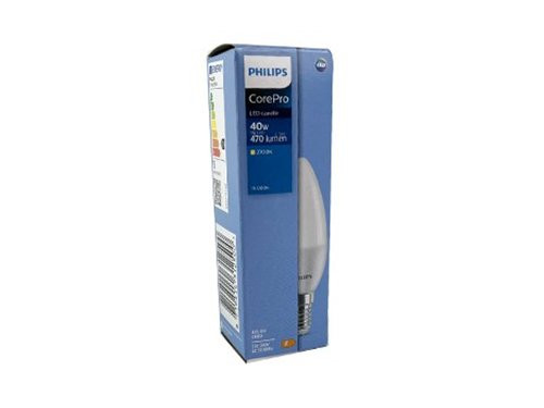 Philips LED kaars E14 5-40W 2700K mat