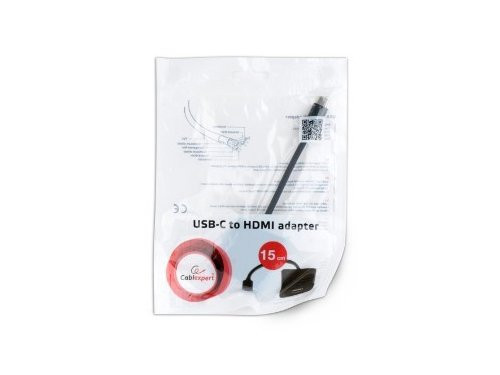 USB-C naar HDMI adapter zwart