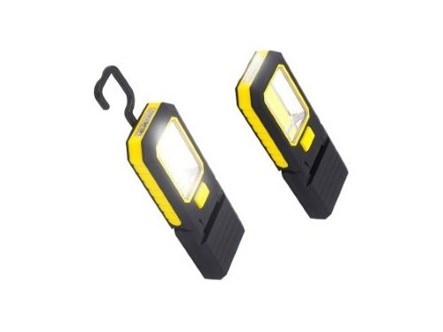 Foto van EDM LED zaklamp met haak+magneet plastic 3xAAA EDM LED zaklamp met haak+magneet plastic 3xAAA