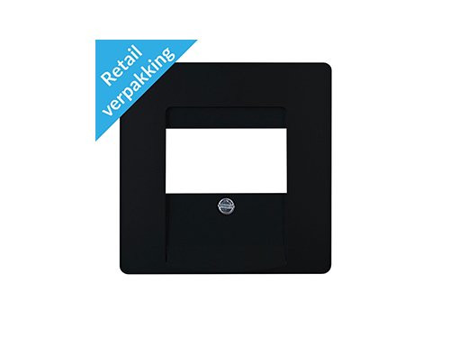 Foto van Verpakt Kopp Paris mat zwart afdekplaat USB Verpakt Kopp Paris mat zwart afdekplaat USB