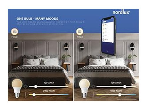 Nordlux LED Start Pack SMART Bridge +2x GLS lamp 8,5W