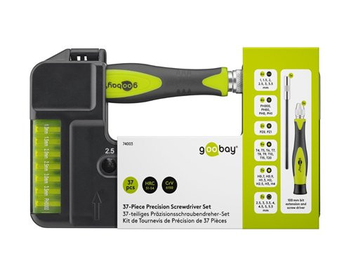 Schroevendraaierset precisie 37-delig