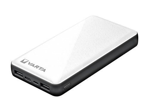 Foto van Powerbank 15.000mA zilver USB + USB-C Powerbank 15.000mA zilver USB + USB-C