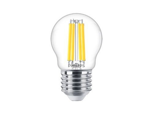Philips LED kogel E27 3,4-40W 2700K filament helder dimbaar
