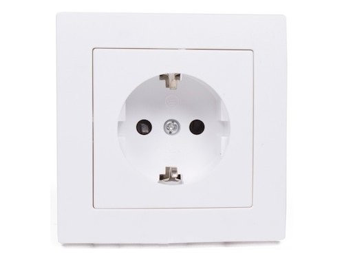 Foto van Benson inbouw stopcontact wcd RA wit Benson inbouw stopcontact wcd RA wit