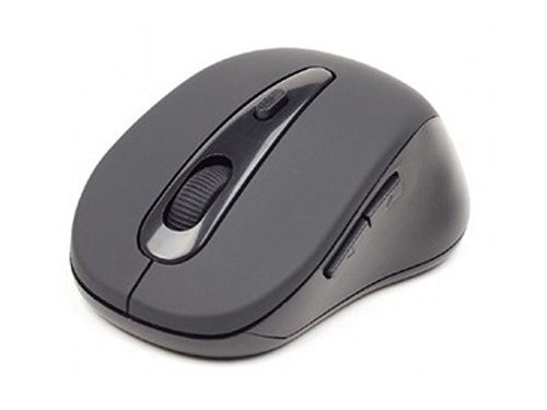 Bluetooth draadloze optische muis zwart met zijknoppen