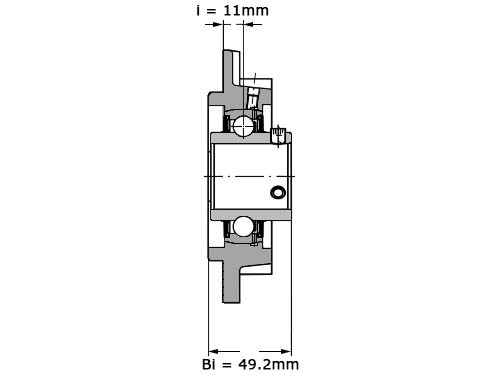 FAG Lagerblok Rond UCFC208-24 J7 (38.1mm)