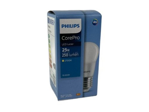 Philips LED kogel E27 2,8-25W 2700K mat
