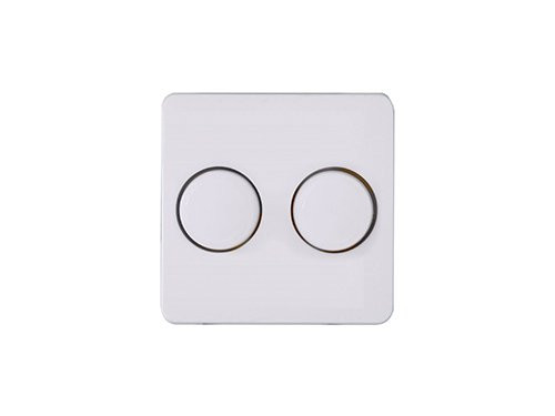 Foto van Kopp HK02 arctic wit afdekplaat + knop DUO dimmer Kopp HK02 arctic wit afdekplaat + knop DUO dimmer